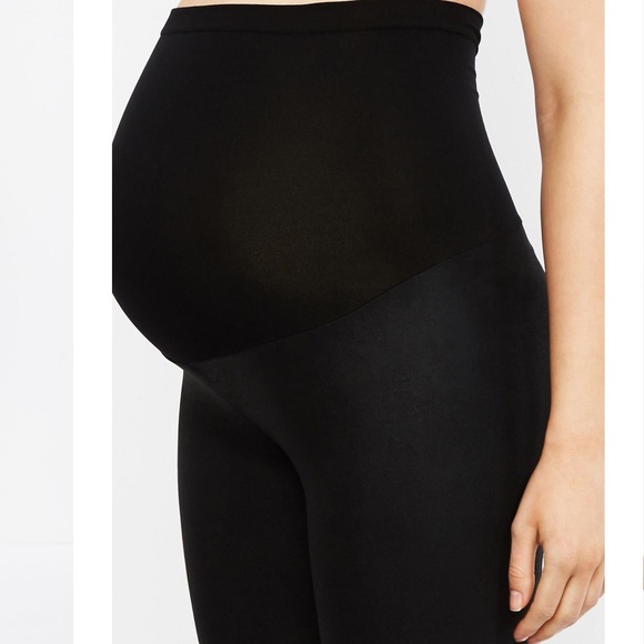 David Lerner Maternity Faux Leather Leggins - Picture 6 of 10